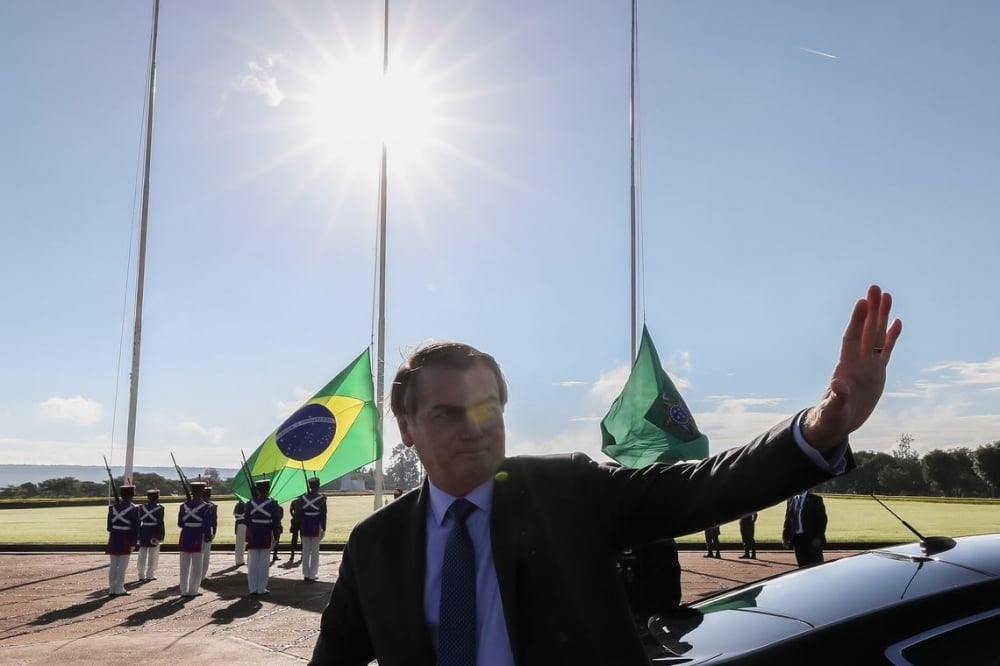 Bolsonaro participou de convenção do partido ainda não criado Aliança pelo Brasil.

[fotografo] Divulgação / Presidência da República [/fotografo]