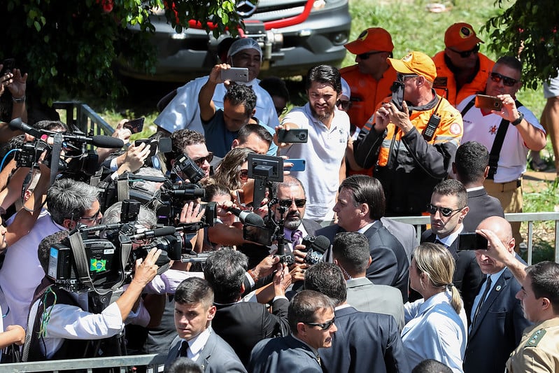 No centro dos holofotes, Bolsonaro viverá semana entre a crise política agravada pelo caso Marielle e a apresentação da nova agenda econômica ao Congresso[fotografo]Marcos Corrêa/PR[/fotografo]