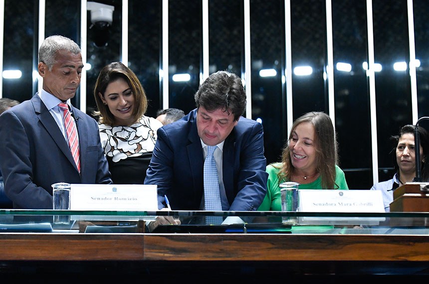 Ministro da Saúde, Henrique Mandetta [fotografo] Agência Senado [/fotografo]