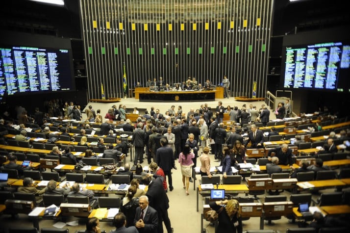 Plenário da Câmara dos Deputados [fotografo] Agência Brasil [/fotografo]