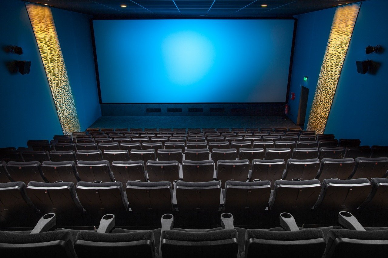 Sala de cinema. Foto: Pixabay 