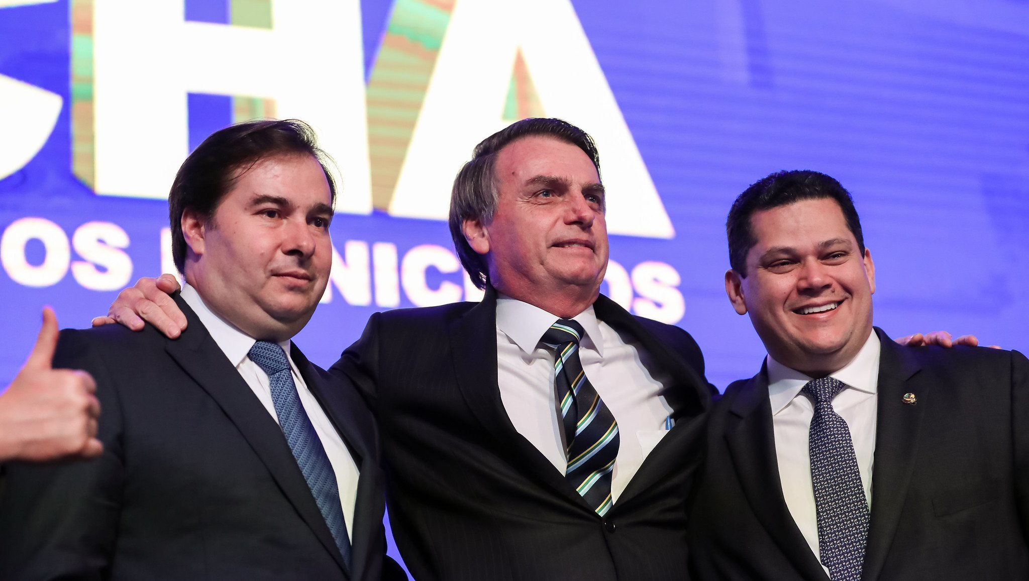 Presidente da Cãmara, Rodrigo Maia e presidente da República, Jair Bolsonaro [fotografo] Marcos Corrêa/PR [/fotografo]