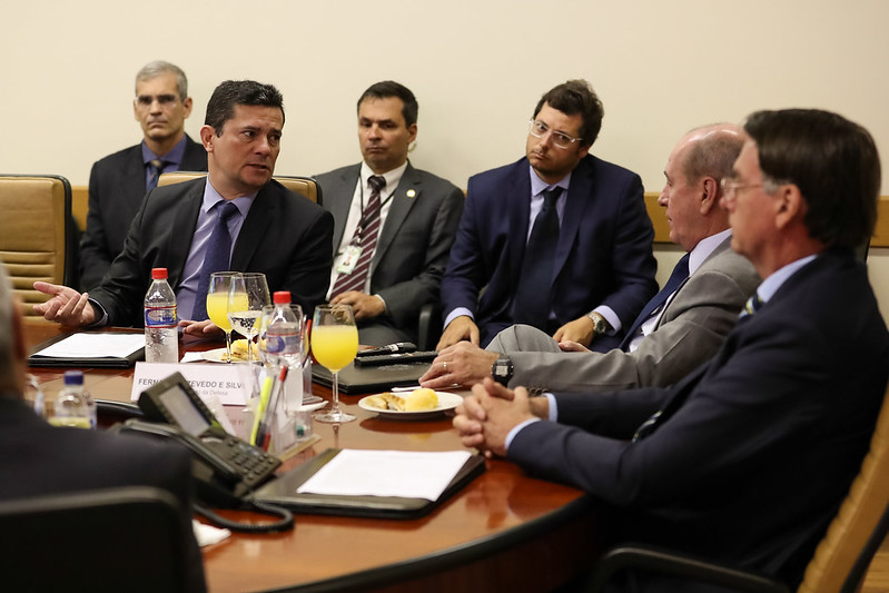 Reunião com Fernando Azevedo, Ministro de Estado da Defesa.
[fotografo] Marcos Corrêa/PR [/fotografo]