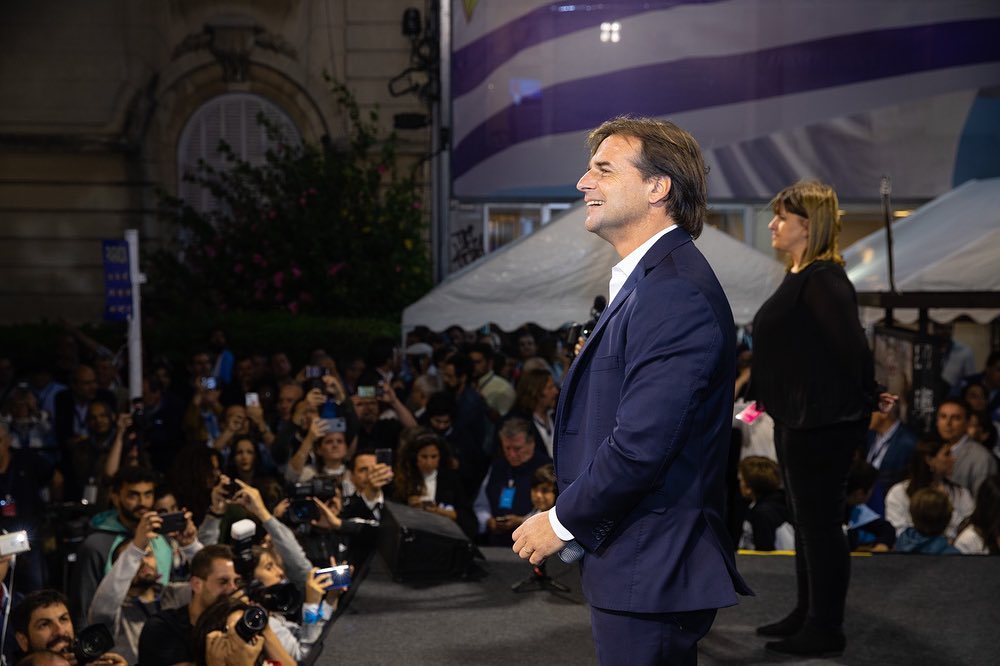 Novo presidente do Uruguai, Luis Lacalle Pou [fotografo] Reprodução/Facebook [/fotografo]