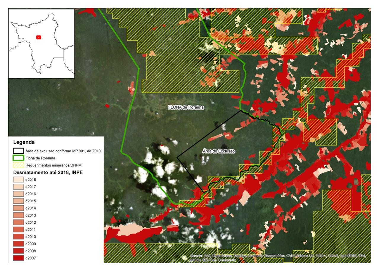 Mapa do Instituto Socioambiental