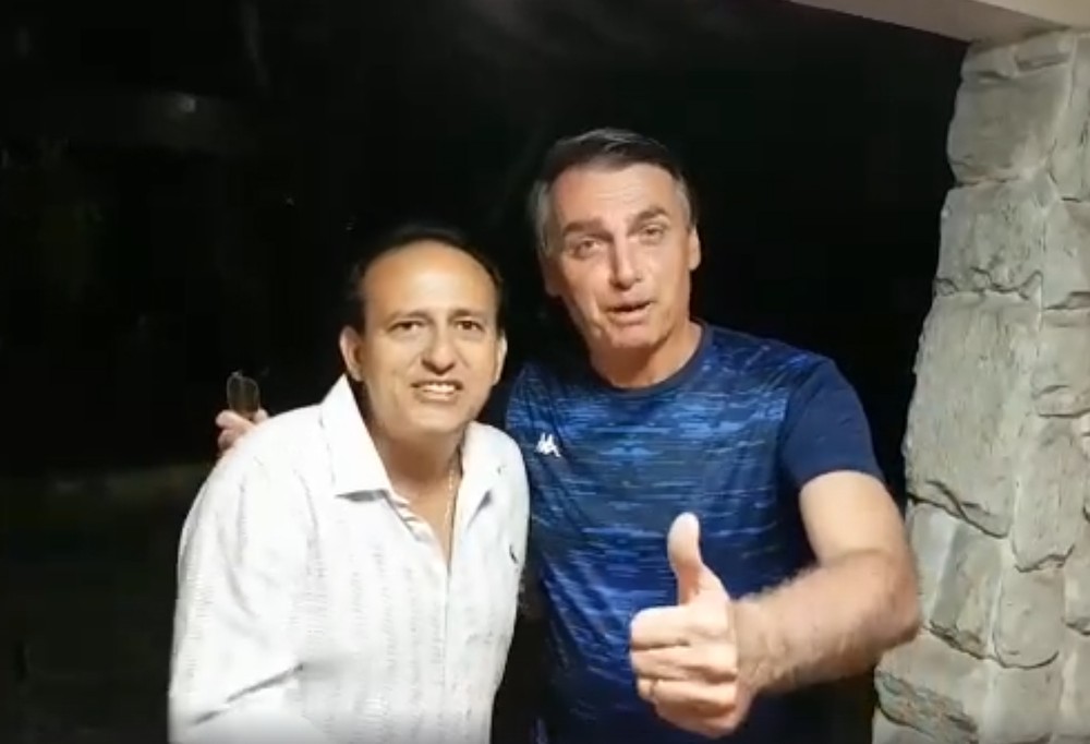 Pastor Edilásio e o presidente da república Jair Bolsonaro - Foto: Reprodução 