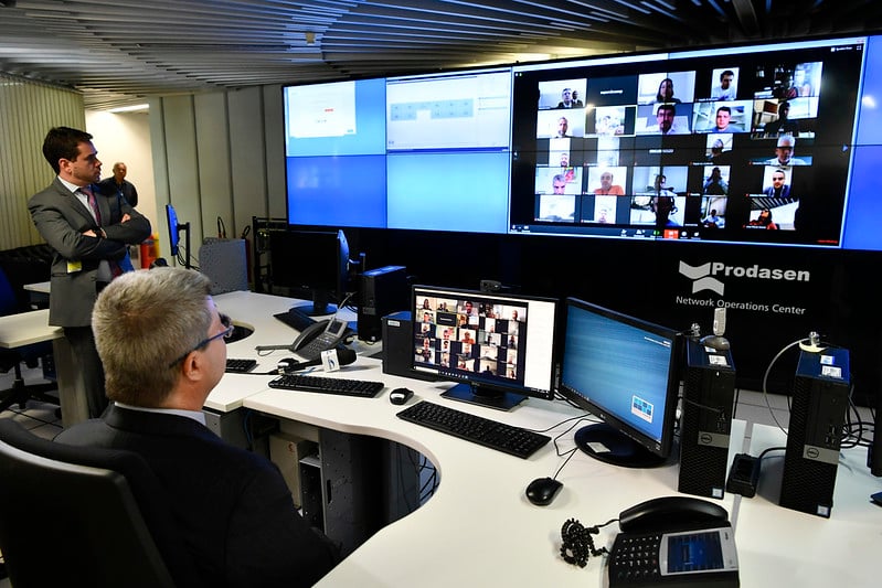 Senado Federal testa aplicativo que permite votação remota de projetos para evitar a presença física dos parlamentares. O sistema foi desenvolvido pela Secretaria de Tecnologia da Informação do Senado Federal (Prodasen). [fotografo] Leopoldo Silva/Agência Senado [/fotografo]