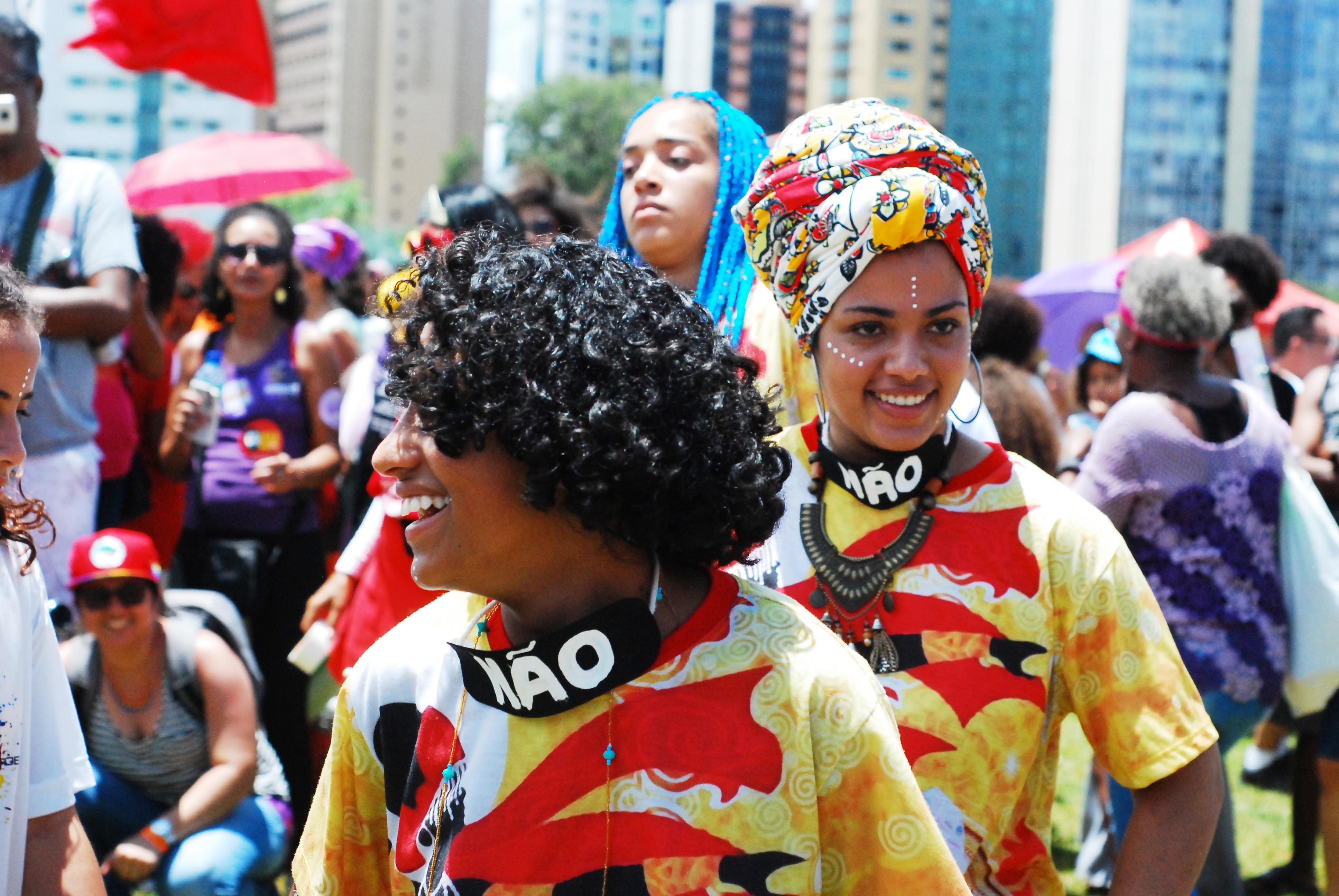 Manifestação cultural no Dia Internacional das Mulheres | Foto: Erick Mota / Congresso em Foco