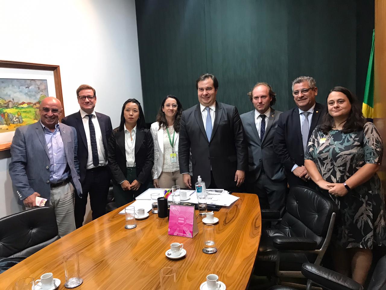 Reunião de entidades defensoras da liberdade de imprensa com Rodrigo Maia (DEM-RJ) [fotografo] Reprodução [/fotografo]