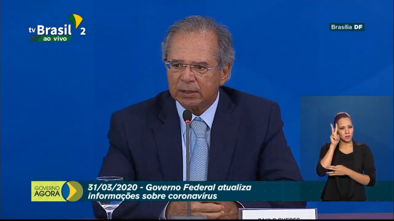 Entrevista coletiva de ministros sobre covid-19 [fotografo] Reprodução/Youtube[/fotografo]