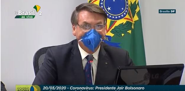 Presidente Jair Bolsonaro [fotografo] Reprodução / TV Brasil [/fotografo]