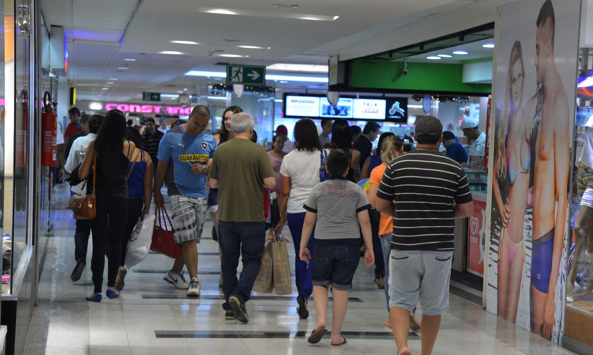 Shopping Center. Reprodução [ Valter Campanato/Agência Brasil]