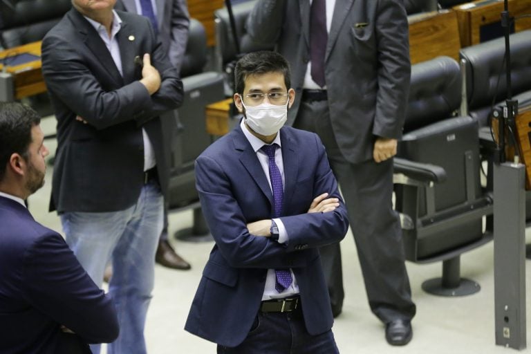 PT vai ao Conselho de Ética da Câmara dos Deputados pedir pela cassação do mandado do deputado Kim Kataguiri por decoro parlamentar. Foto: Michel Jesus/Câmara dos Deputados
