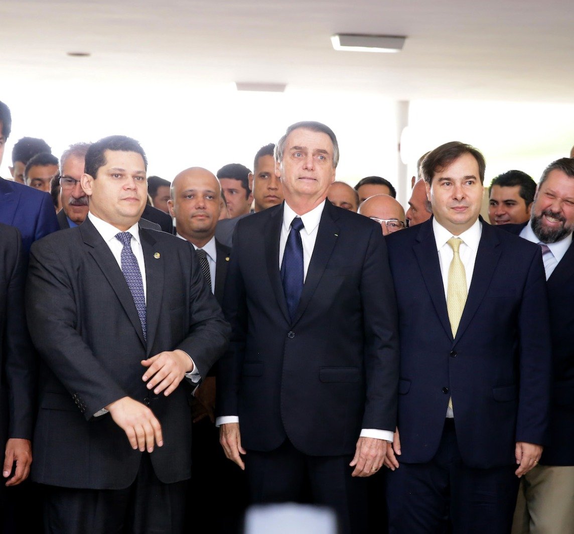 Davi Alcolumbre, Bolsonaro e Maia[fotografo]Marcello Casal Jr./ABr[/fotografo]