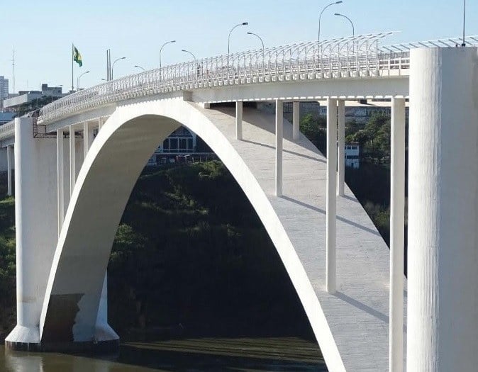 Ponte da Amizade, fronteira entre Brasil e Paraguai [fotografo] Dnit [/fotografo]