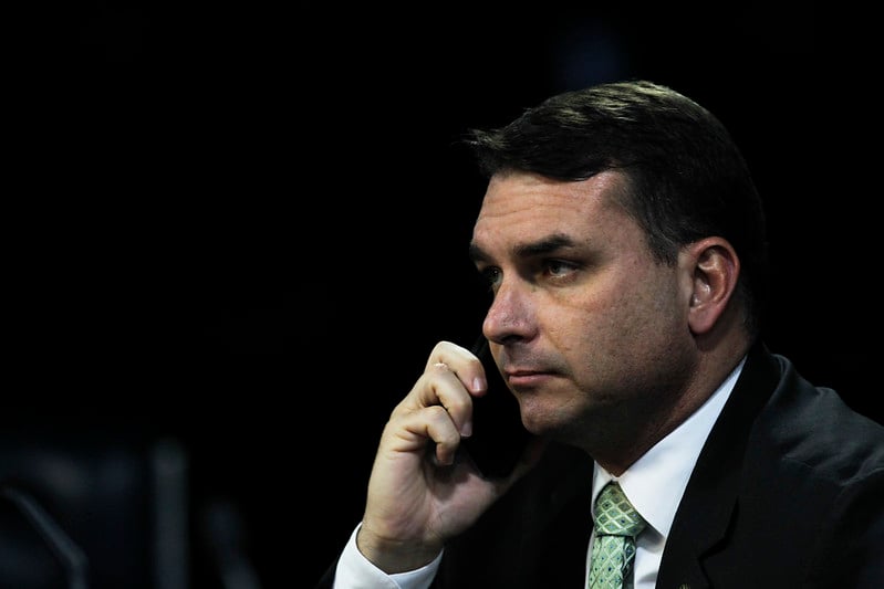 Senador Flávio Bolsonaro Foto: Beto Barata/Agência Senado