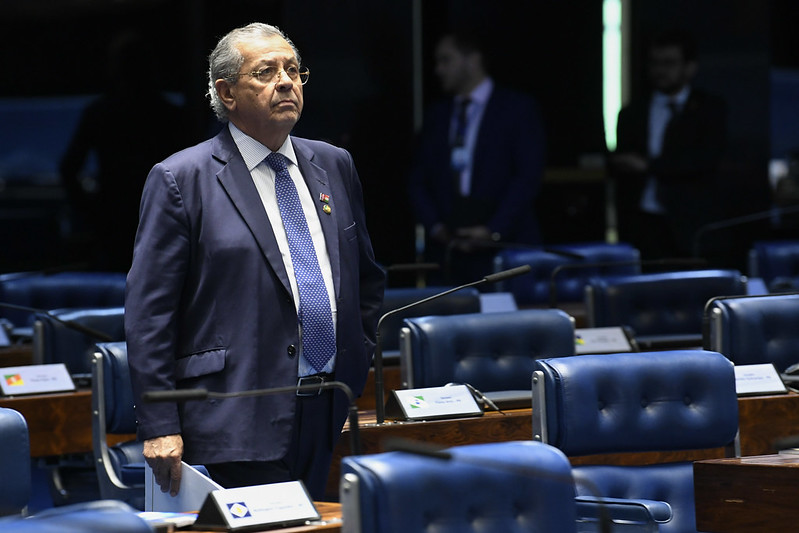 Jayme Campos (DEM-MT), em sessão do Congresso Nacional [fotografo]  Jefferson Rudy/Agência Senado [/fotografo]