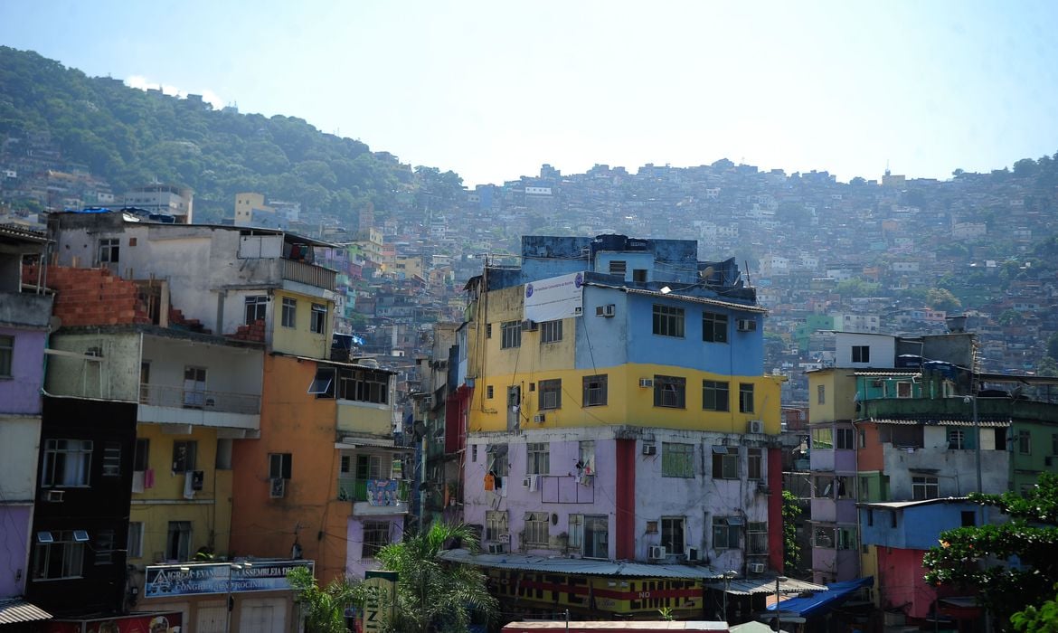 Comunidade da Rocinha, localizada na Zona Sul da cidade [fotografo] Tomaz Silva/Agência Brasil [/fotografo]