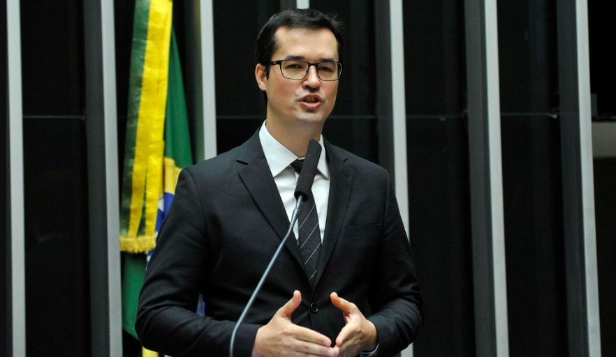 Ex-Procurador da República - Ministério Público Federal (MPF), Deltan Dallgnol, em fala na Câmara dos Deputados em 2017. Foto: Luis Macedo / Câmara dos Deputados