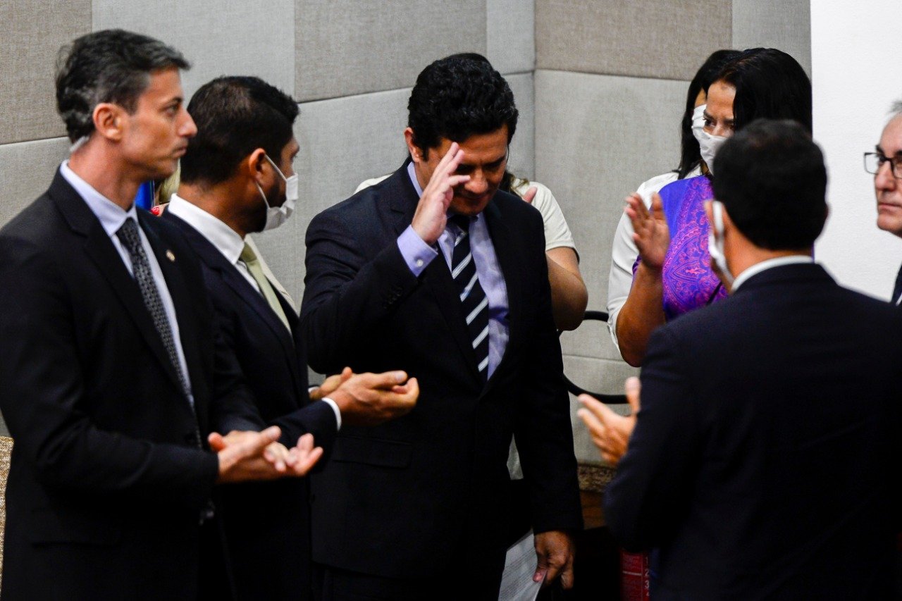 Moro pede demissão do Ministério da Justiça [fotografo] Marcello Casal Jr. [/fotografo]