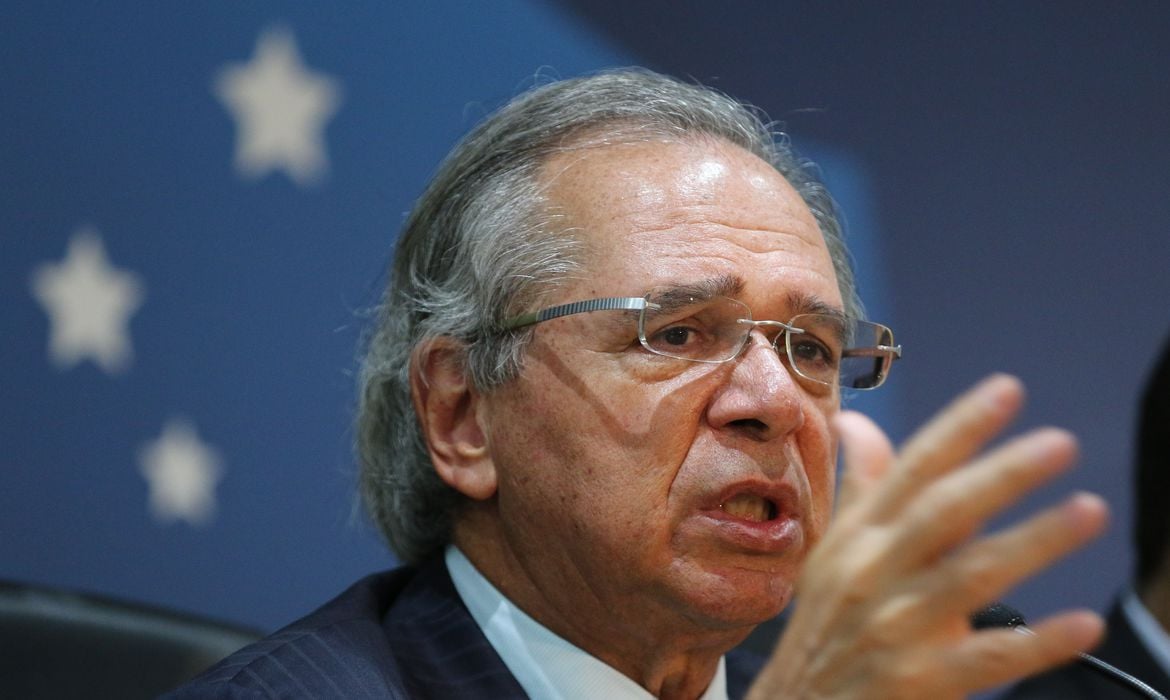 O ministro da Economoa, Paulo Guedes. [fotografo] Fabio Rodrigues Pozzebom [/fotografo]