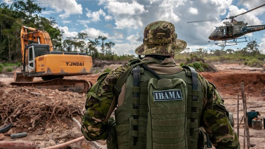 Operação do Ibama contra crimes ambientais [fotografo] Divulgação/Ibama [/fotografo]