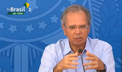 Ministro da Economia, Paulo Guedes. Foto: Reprodução Redes Sociais.