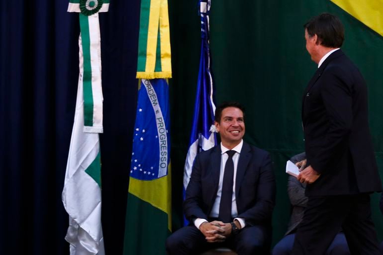 Solenidade de posse do diretor-geral da Agência Brasileira de Inteligência (Abin), Alexandre Ramagem. [fotografo] Valter Campanato/Agência Brasil [/fotografo]