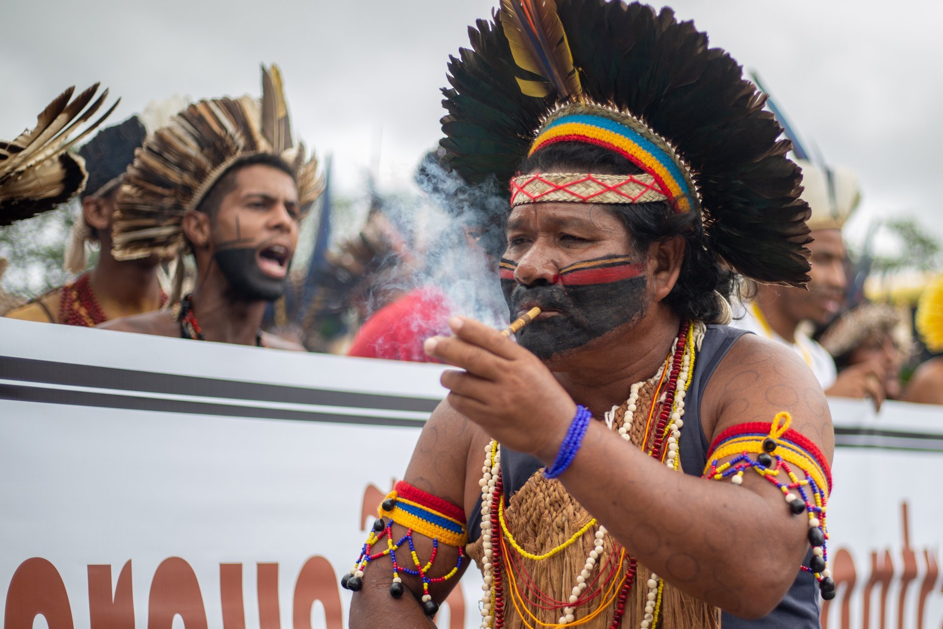 Manifestação dos povos indígenas em Brasília [fotografo] Tiago Miotto/Cimi [/fotografo]