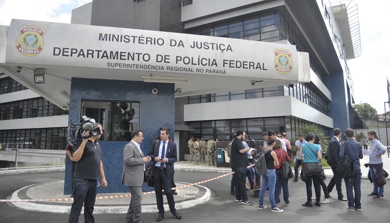 Superintendência da PF em Curitiba [fotografo] Agência Brasil [/fotografo].