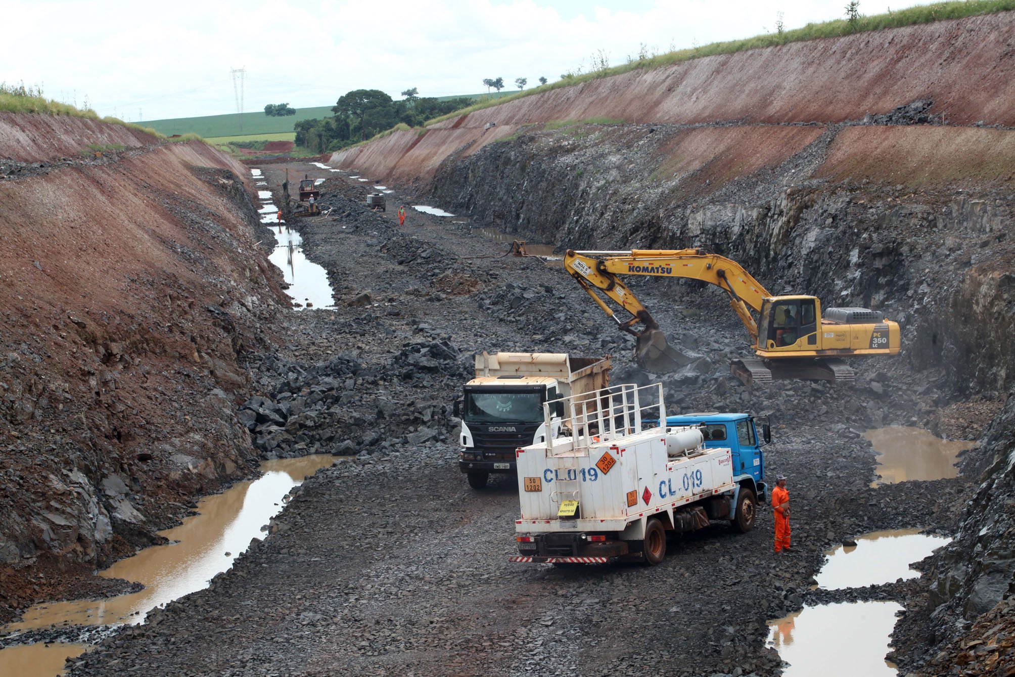 Obras da ferrovia Norte-Sul em Goiás[fotografo]Beth Santos/PR[/fotografo]