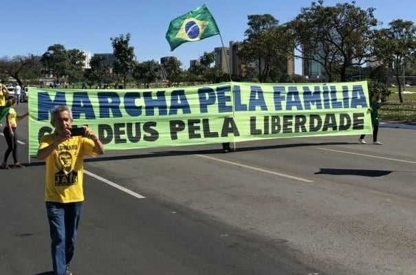 Manifestantes desceram em direção à Praça dos Três Poderes[fotografo]George Marques[/fotografo]