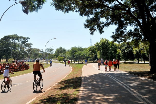 Pistas de ciclismo e de corrida serão liberadas no Parque da Cidade, em Brasília[fotografo]Tony Winston/Ag. Brasília[/fotografo]