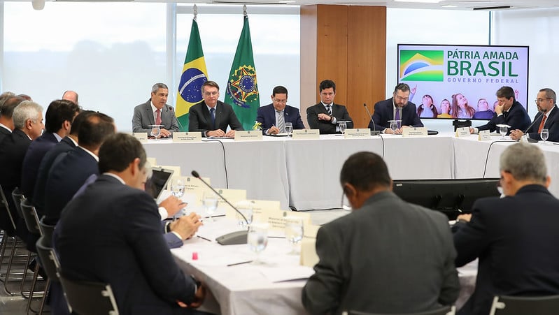 Reunião ministerial de 22 de abril de 2020[fotografo]Marcos Corrêa/PR[/fotografo]