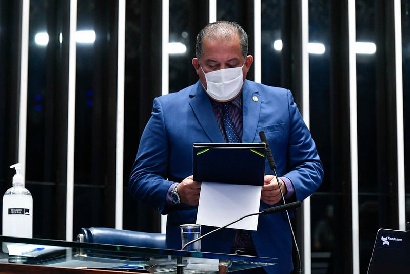 Líder do governo no Congresso, senador Eduardo Gomes [fotografo] Agência Senado [/fotografo].