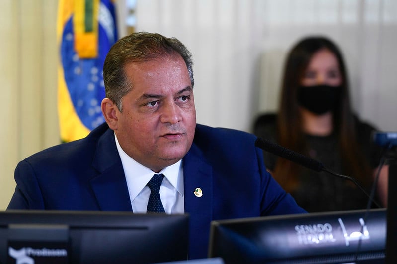 O líder do governo no Congresso, senador Eduardo Gomes (MDB-TO). [fotografo]Marcos Oliveira/Agência Senado[/fotografo]