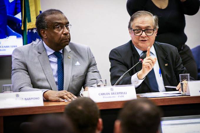 Carlos Alberto Decotelli em audiência no Congresso quando era presidente do FNDE [fotografo] Agência Brasil [/fotografo].