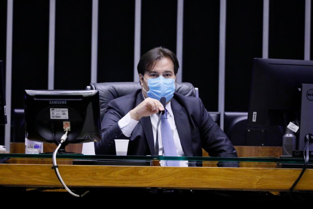 O presidente da Câmara, Rodrigo Maia (DEM-RJ), conduzindo sessão do Plenário.[fotografo]Luis Macedo/Câmara dos Deputados[/fotografo]