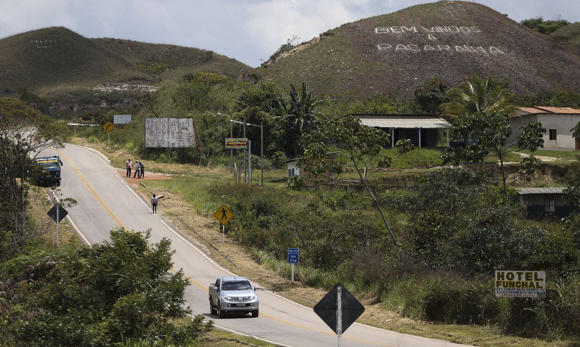 Ruas da cidade de Pacaraima.[fotografo]Marcelo Camargo/Agência Brasil[/fotografo]