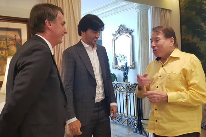 Bolsonaro, Fábio Faria e Silvio Santos[fotografo]Facebook[/fotografo]