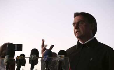 O presidente Jair Bolsonaro no Palácio da Alvorada [fotografo]Marcello Casal Jr./Agência Brasil[/fotografo]