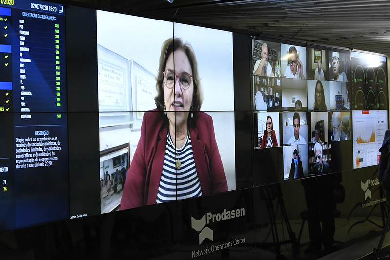 Senadora Zenaide Maia (Pros-RN) em pronunciamento via videoconferência.[fotografo]Jefferson Rudy/Agência Senado[/fotografo]