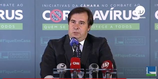 Presidente da Câmara, Rodrigo Maia (DEM-RJ) [fotografo] Reprodução [/fotografo]