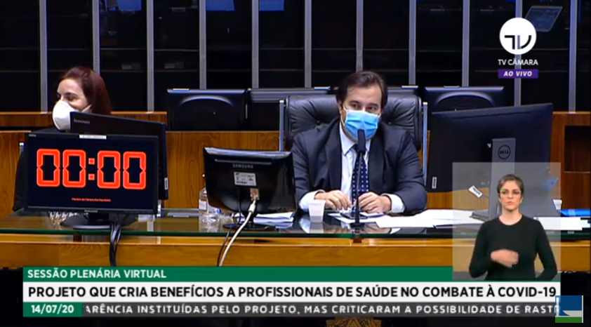 Plenário Câmara dos Deputados [fotografo] Reprodução YouTube [/fotografo]