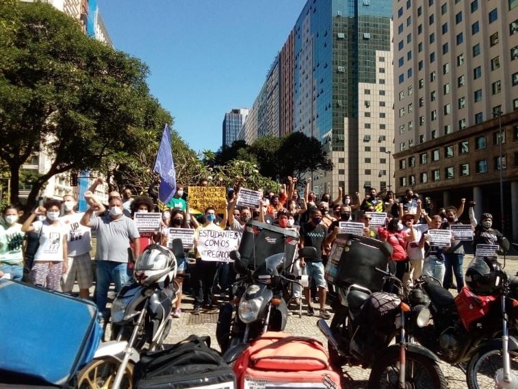 Breque dos Apps 25/07 no Rio de Janeiro [fotografo] Deputado David Miranda [/fotografo]