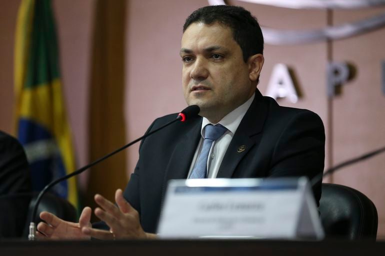 O então presidente da Capes Anderson Correia, durante lançamento dos editais do Programa Ciência é 10 (C10) [fotografo] Agência Brasil [/fotografo].