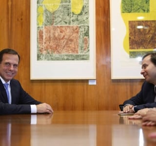 João Doria e Rodrigo Maia [fotografo] Agência Brasil [/fotografo].