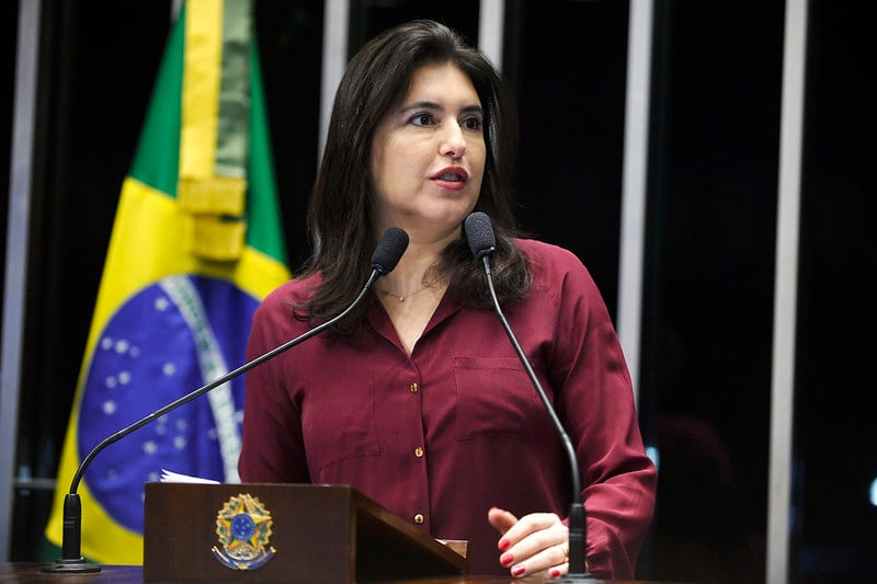 Senadora Simone Tebet (MDB-MS). Foto: Marcos Oliveira/Agência Senado