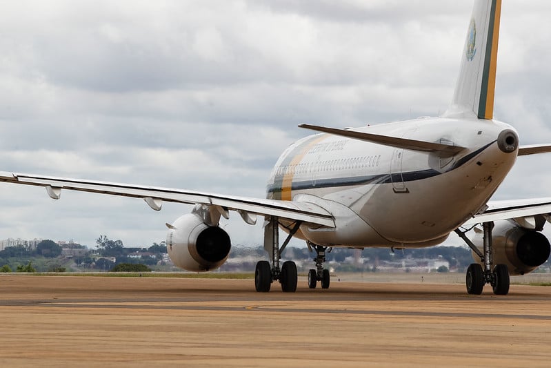 Avião da Força Aérea Brasileira (FAB) [fotografo] Marcos Corrêa/PR [/fotografo]