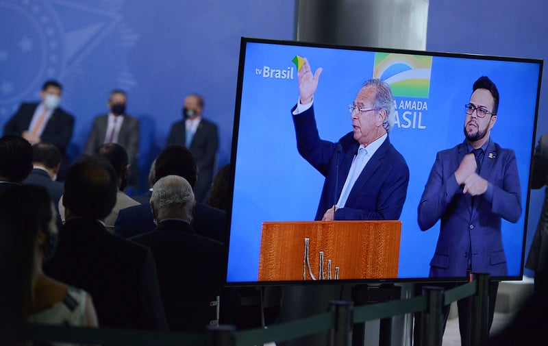 O ministro da Economia, Paulo Guedes [fotografo] Edu Andrade / Ministério da Economia [/fotografo].